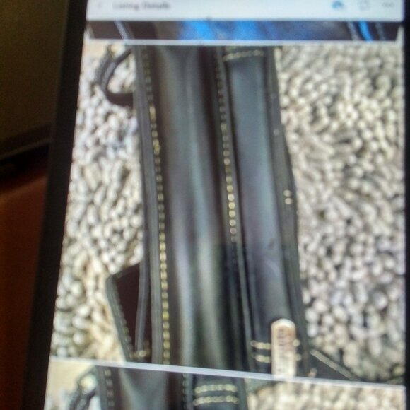 Black Italian designed shoulder bag - Picture 10 of 13